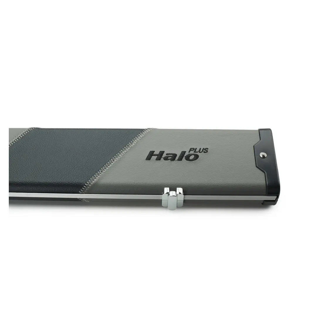 Peradon Halo Plus Grey & Black Stripe 3/4 Jointed Extra Wide Snooker Cue Case