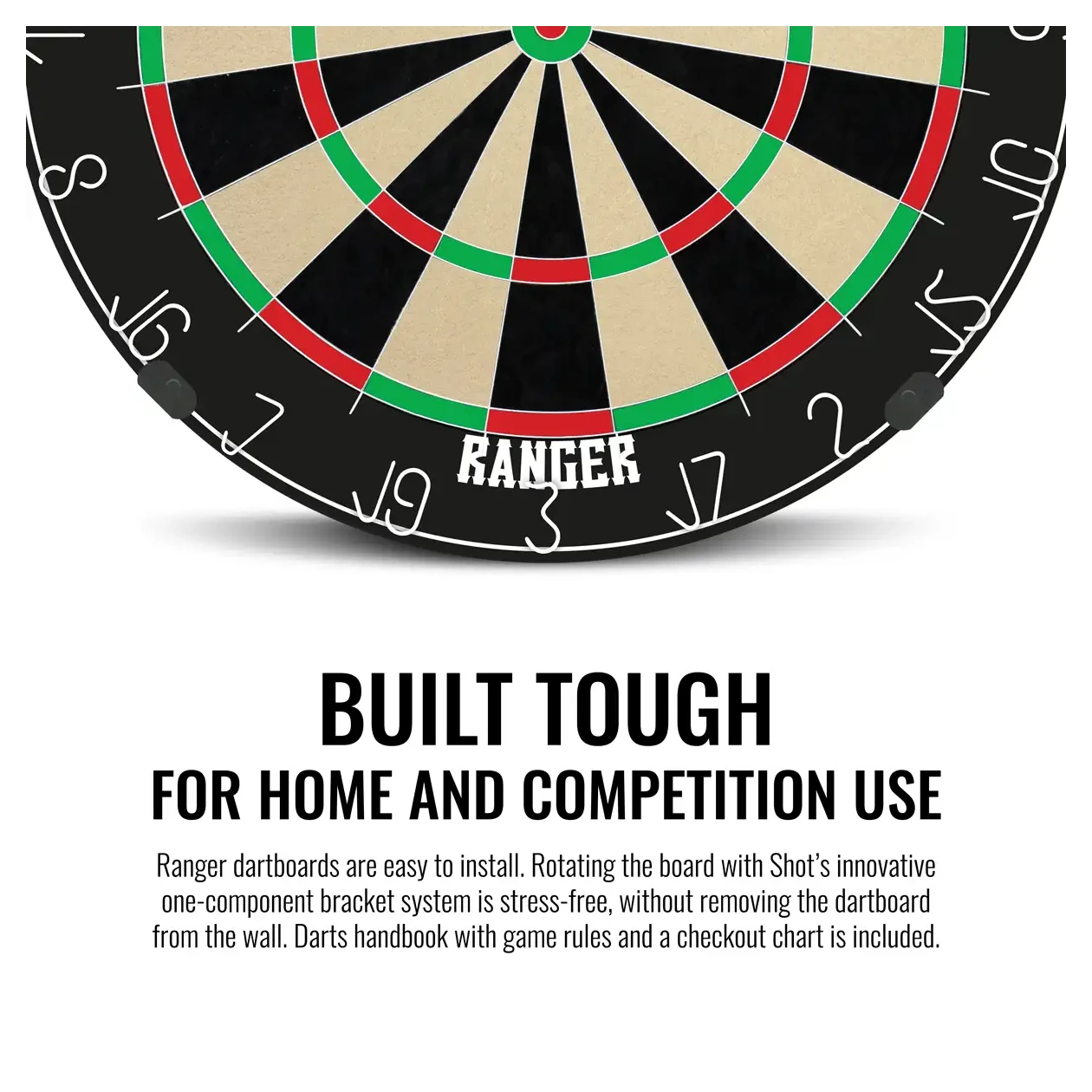 Shot Ranger Bristle Dartboard