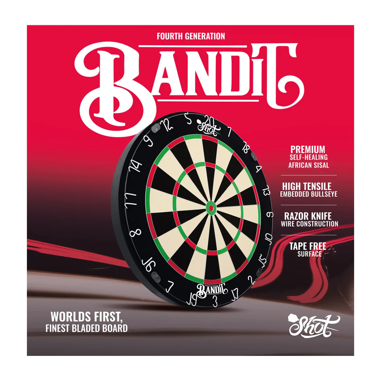 Shot Bandit Gen 4 Dartboard Box