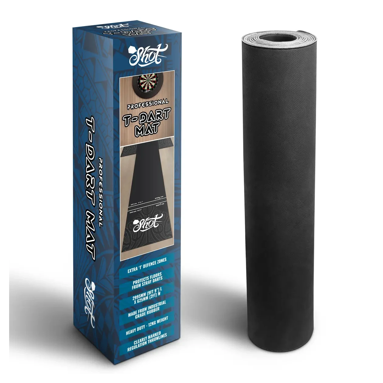 Shot Professional T Dart Mat