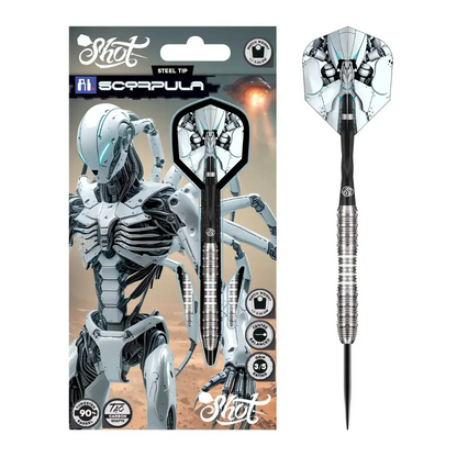 Shot AI Scorpula 90% Tungsten Steel Tip Darts