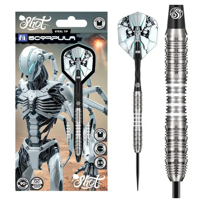 Shot AI Scorpula 90% Tungsten Steel Tip Darts
