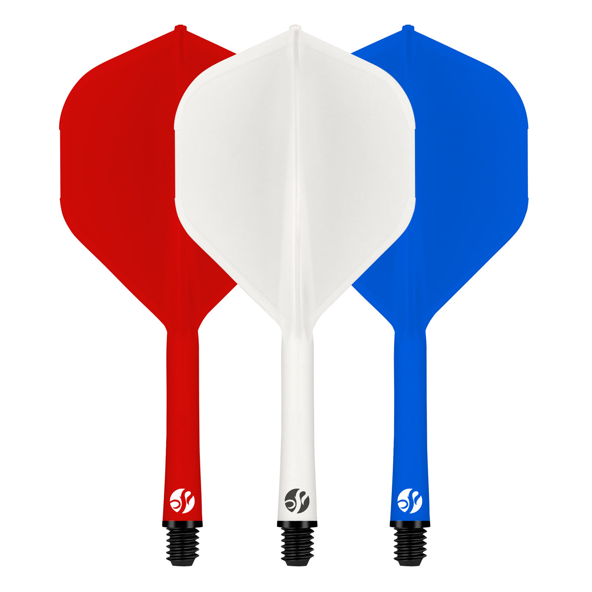 Shot Flight Deck - One Piece Dart Flight and Shaft System Tricolor