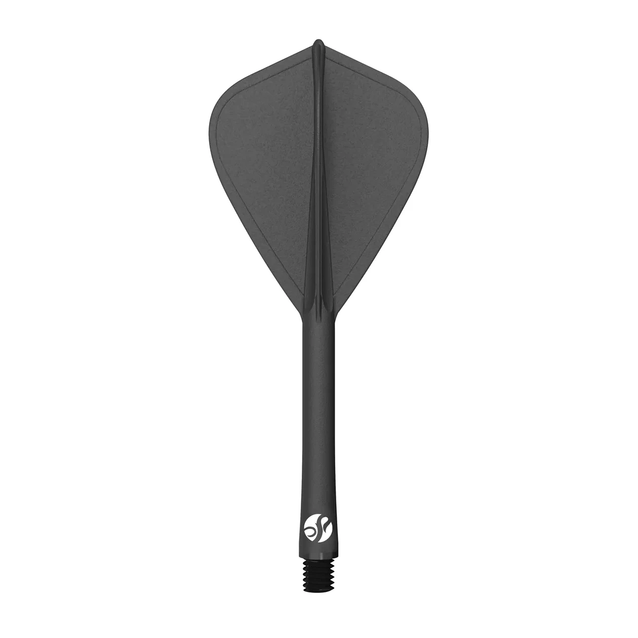 Shot Flight Deck - One Piece Dart Flight and Shaft System | Black | Kite