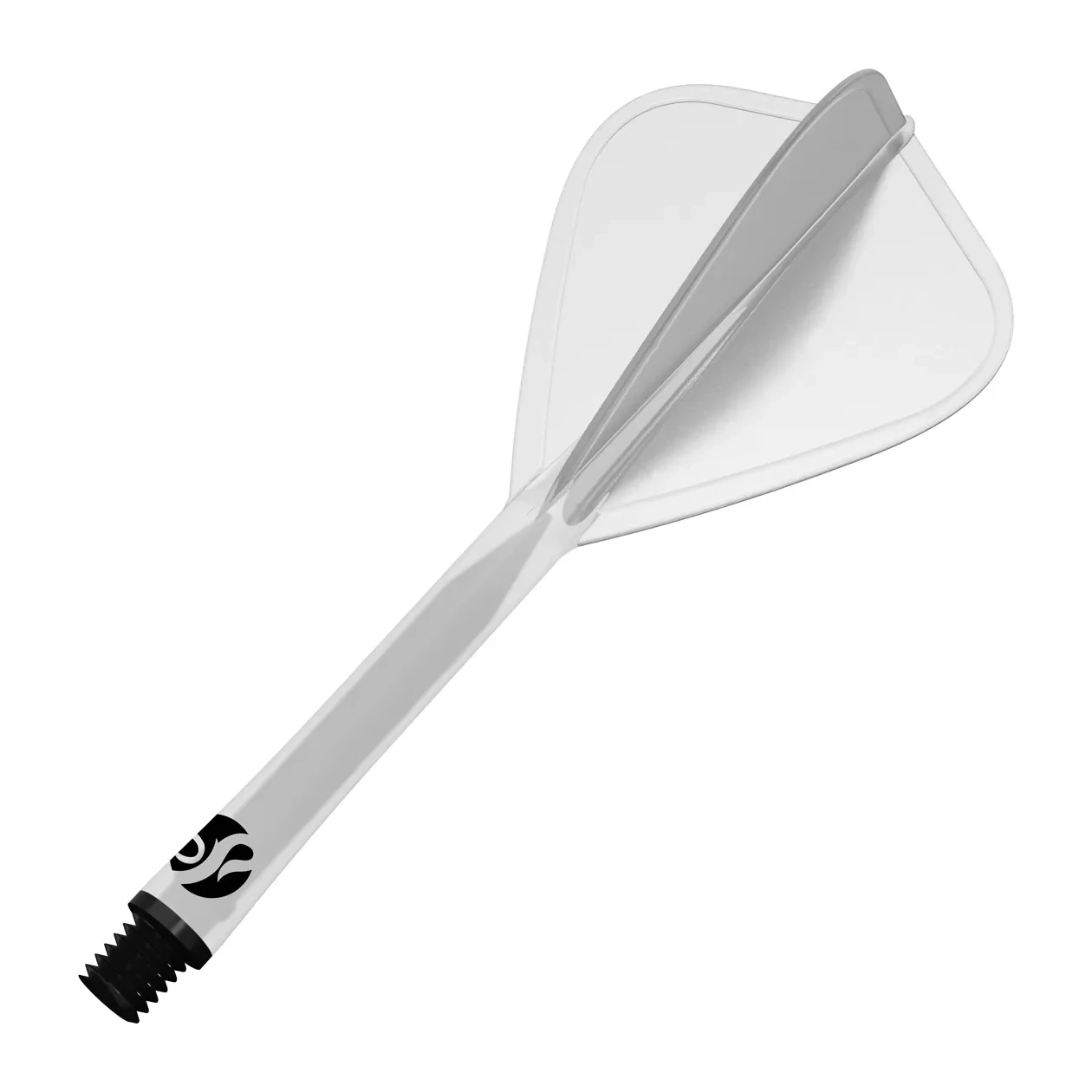 Shot Flight Deck - One Piece Dart Flight and Shaft System | Clear | Kite