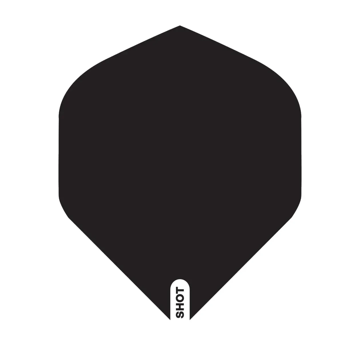 Shot Dart Flight Set - Black Standard