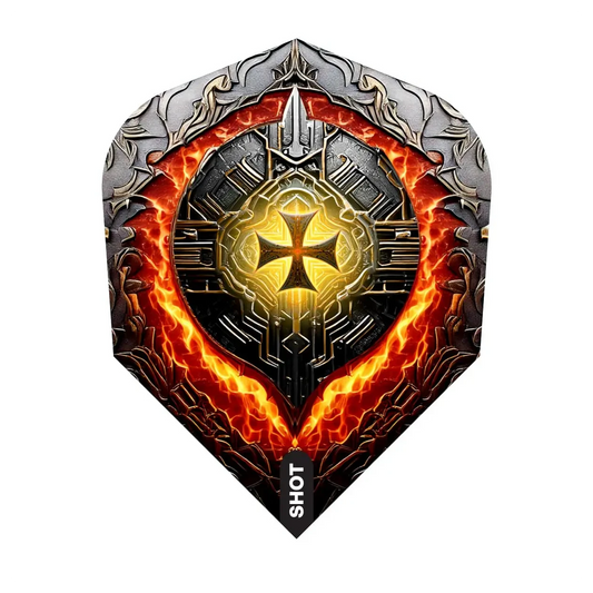 Shot Future Knights Hachette Dart Flight Set - Small Standard
