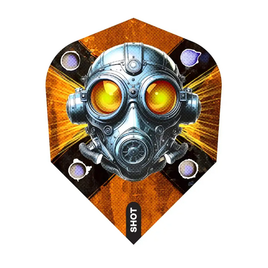 Shot Badlands Rustin Dart Flight - Small Standard