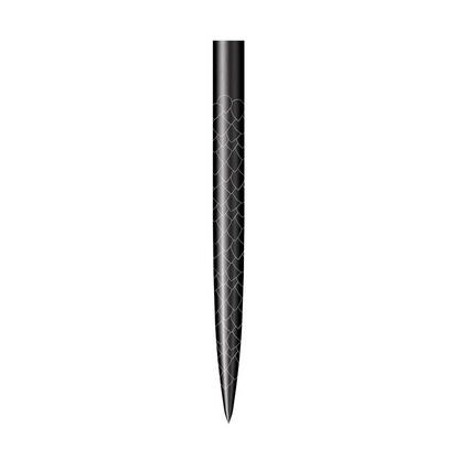 Shot Future Knights Steel Tip Dart Points Black 