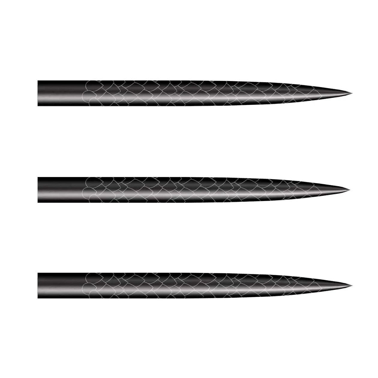 Shot Future Knights Steel Tip Dart Points Black 