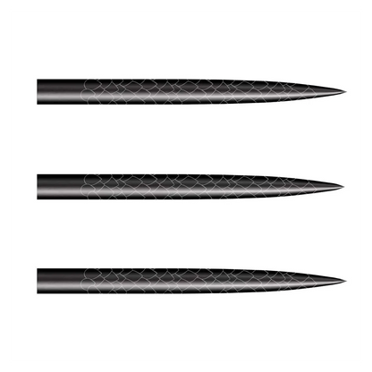 Shot Future Knights Steel Tip Dart Points Black 