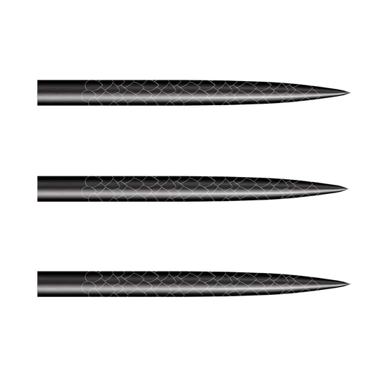 Shot Future Knights Steel Tip Dart Points Black 