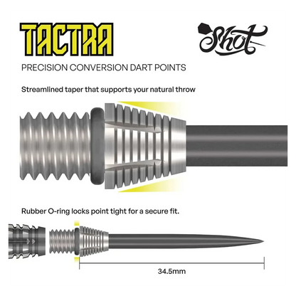 Shot Tactra Conversion Dart Points 34mm