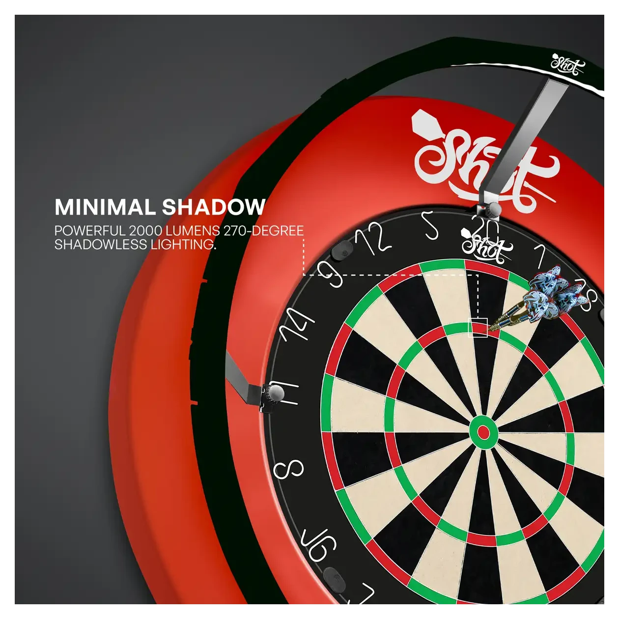 Shot Lumen Core LED Dartboard Lighting System
