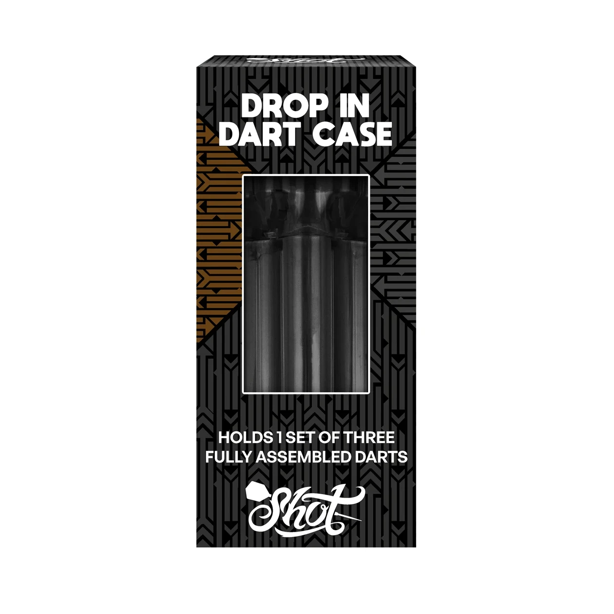 Shot Drop In Dart Case - Black