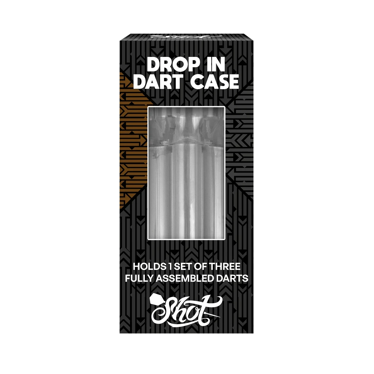Shot Drop In Dart Case - Clear