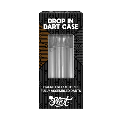 Shot Drop In Dart Case - Clear