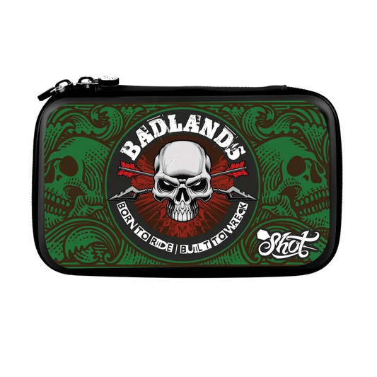 Shot Badlands Tactical Darts Case - Two Set Dart Wallet - Green