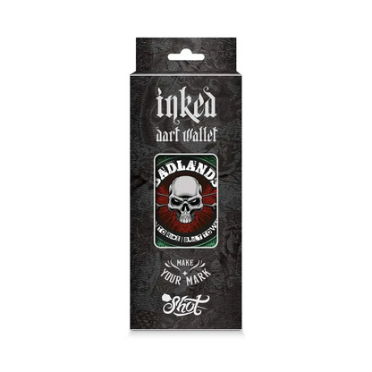 Shot Badlands Inked Dart Wallet - Green