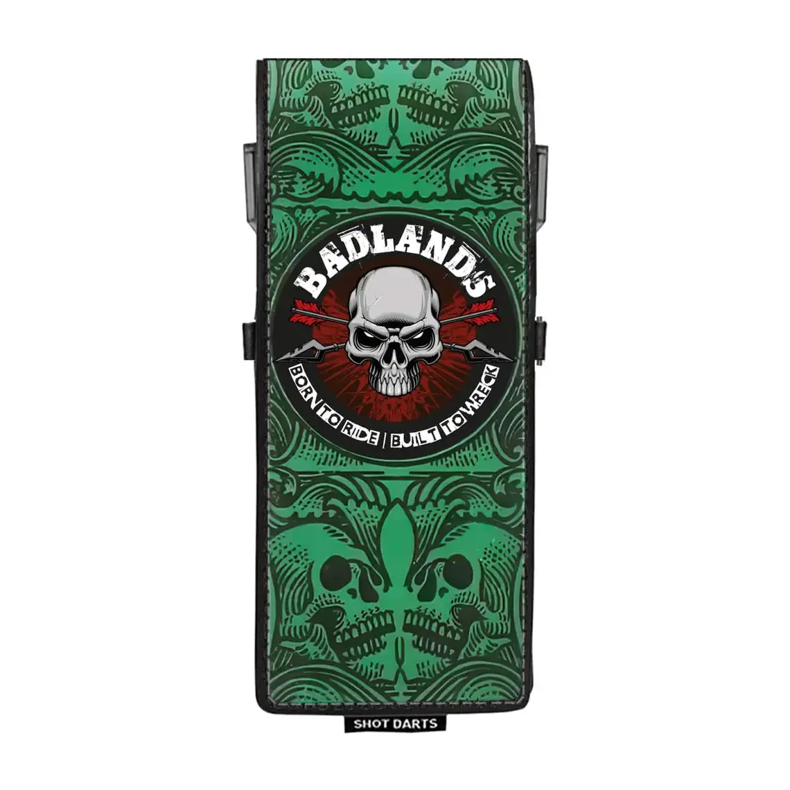 Shot Badlands Inked Dart Wallet - Green