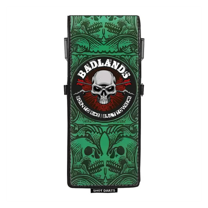 Shot Badlands Inked Dart Wallet - Green