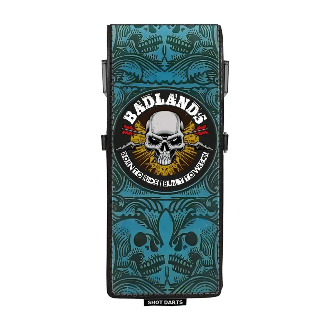Shot Badlands Inked Dart Wallet - Blue