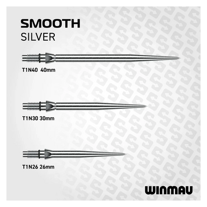 Winmau Switch Point Smooth Silver Effect