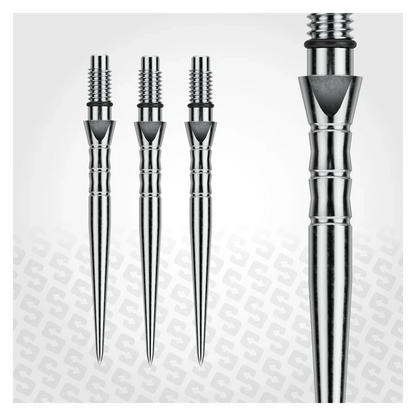 Winmau Switch Point Wave Silver Effect