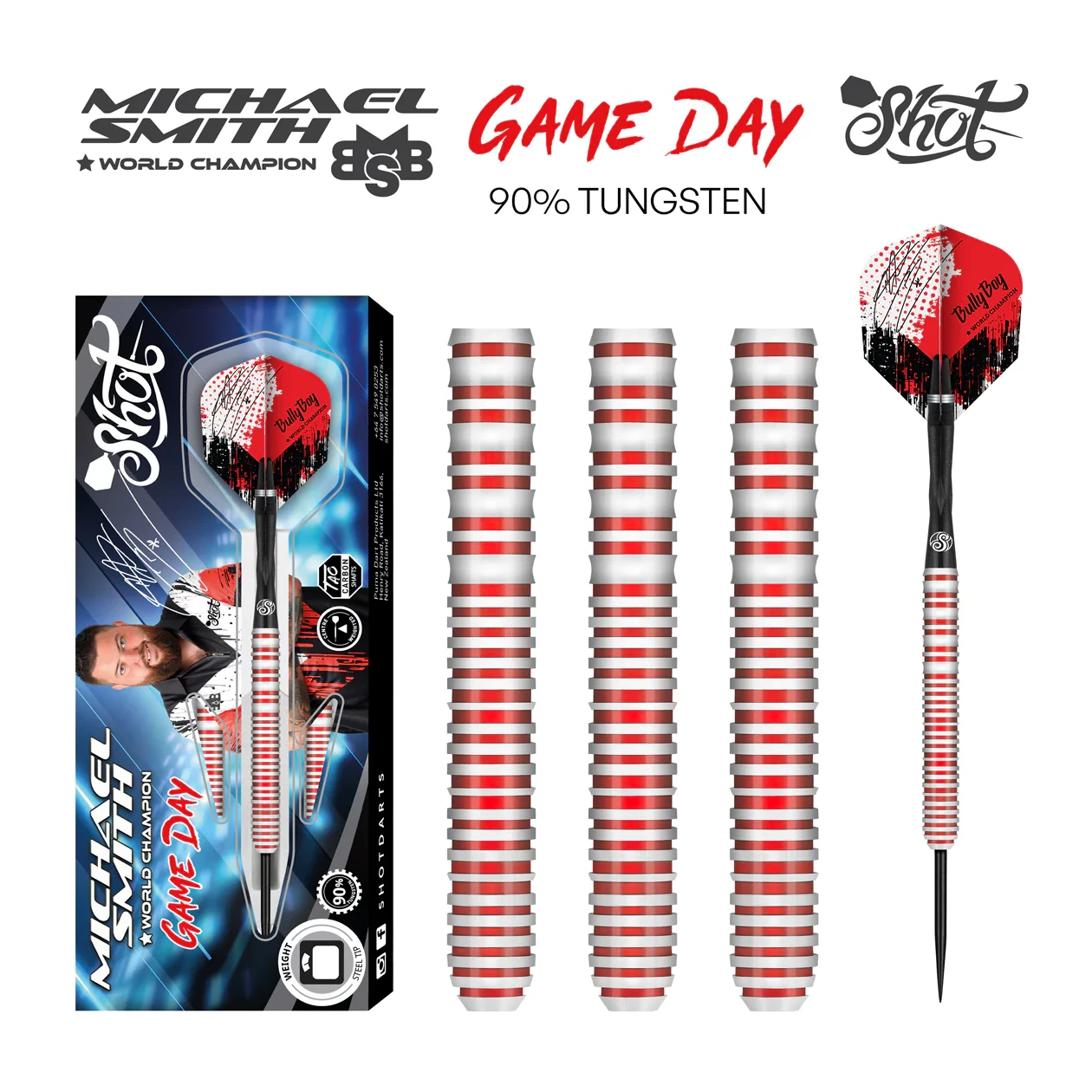 Shot Michael Smith Game Day Darts