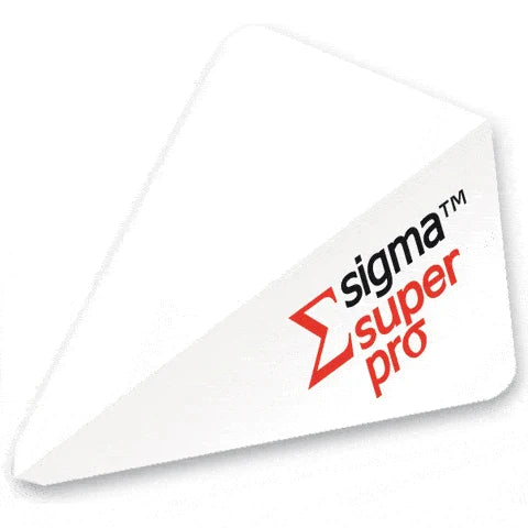 Sigma Super Pro White Darts Flights
