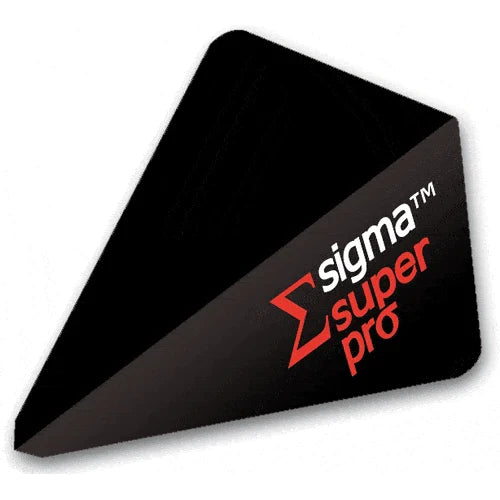 Unicorn Sigma Super Pro Dart Flights - Black
