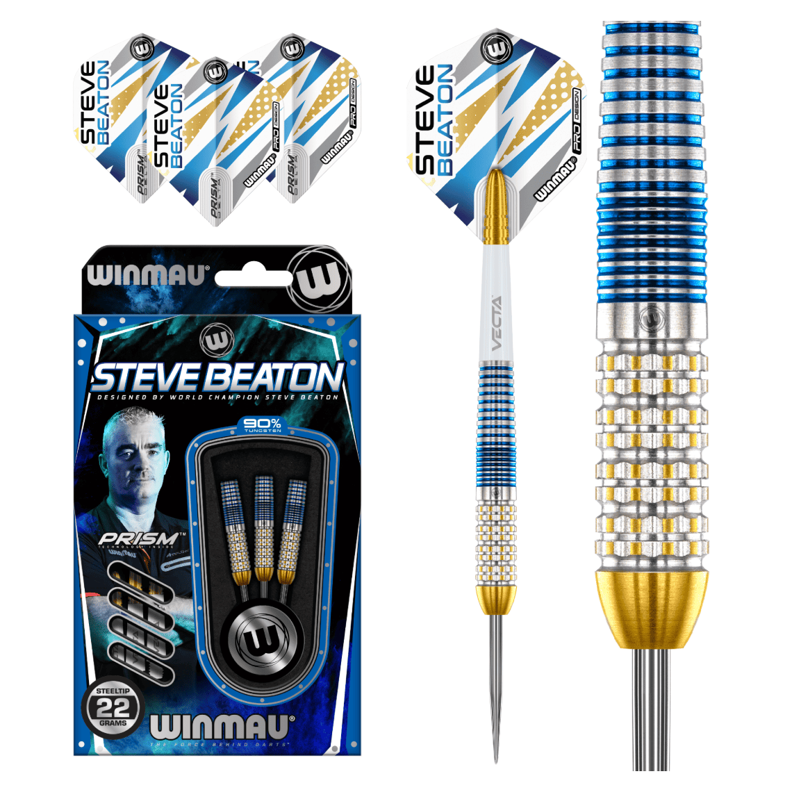 Winmau Steve Beaton Legend Steel Tip Darts