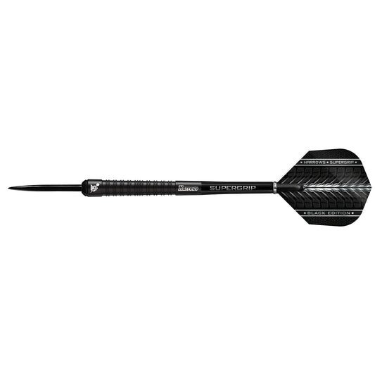 Harrows SUPERGRIP Black Edition 90% Tungsten Steel Tip Darts 21g