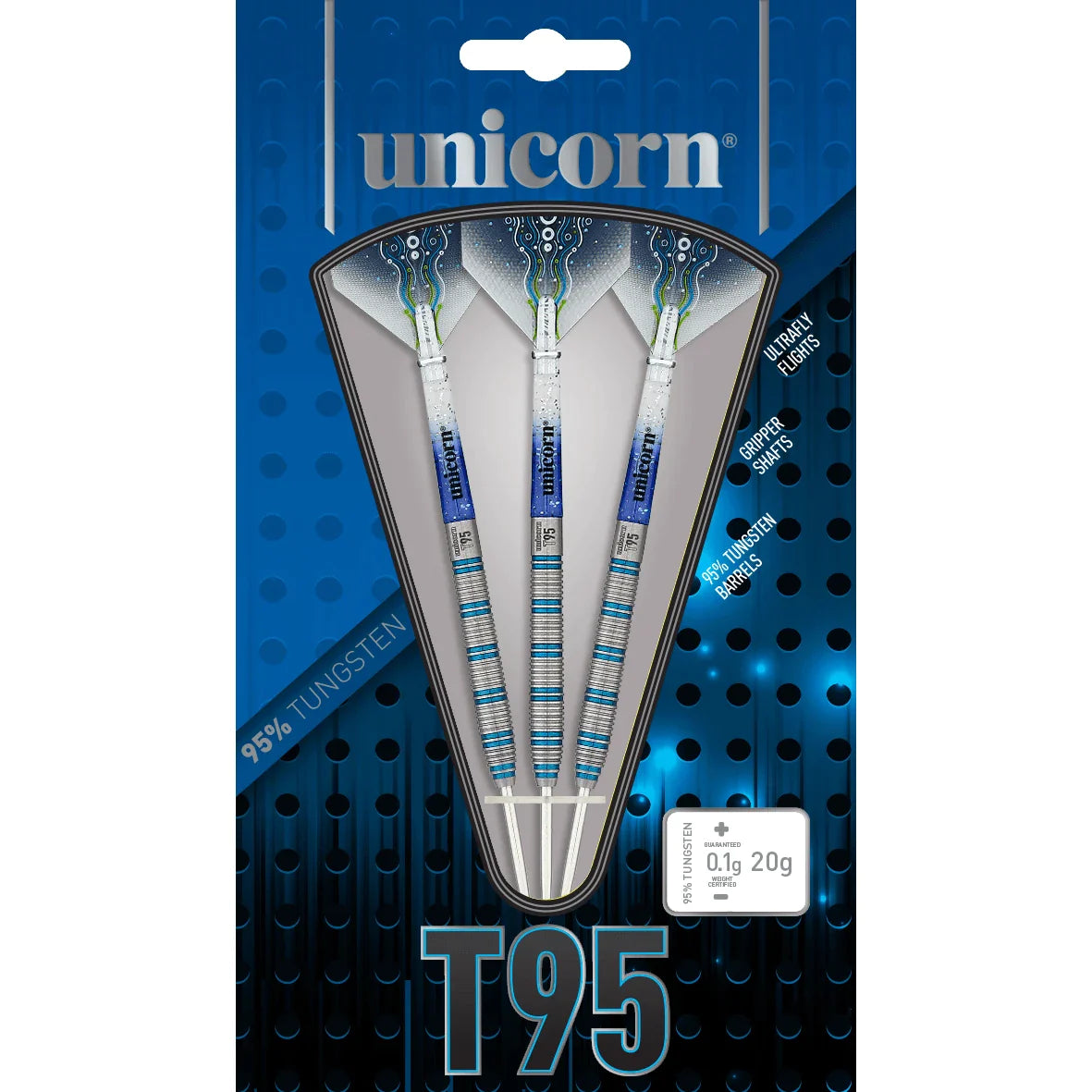 Unicorn T95 Core XL Blue 22g Darts