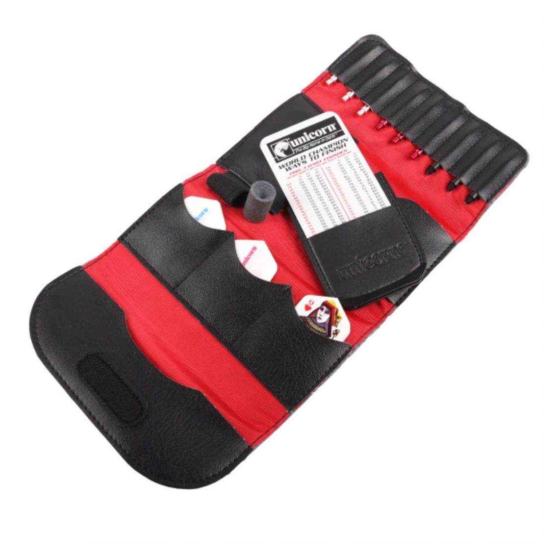 Unicorn Maestro Darts Wallet - Black/Red