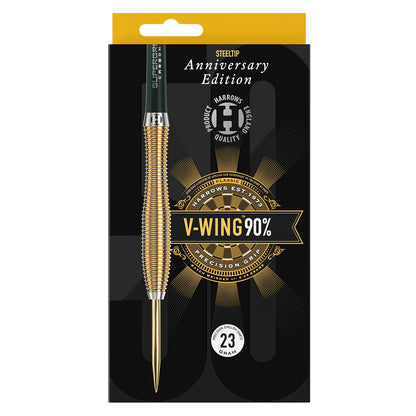 Harrows V-Wing 23g 90% Tungsten Steeltip 50th Anniversary Darts