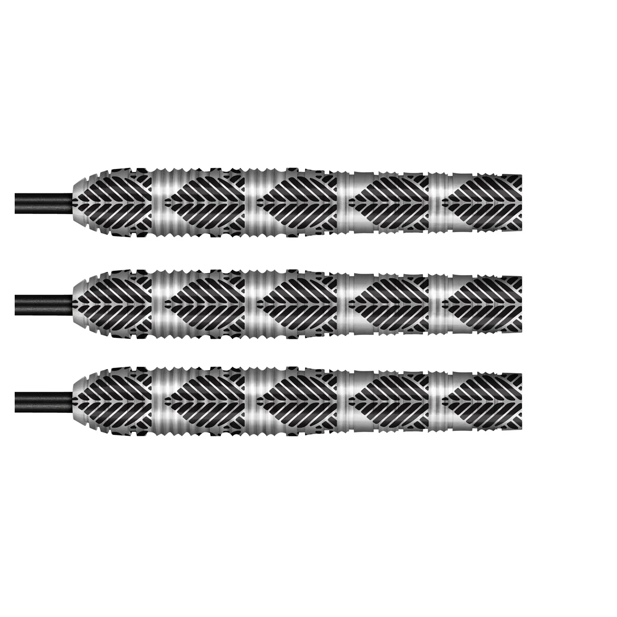 Shot Warrior Awe Steel Tip Dart Set - 90% Tungsten Barrels x3