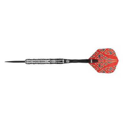 Shot Warrior Taiaha Steel Tip Dart Set - 90% Tungsten Barrels 