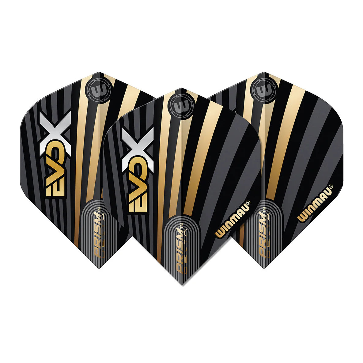 Winmau MvG Prism Delta EvoX Dart Flights x3