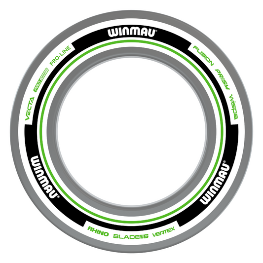 Winmau Advance White/Green Dartboard Surround