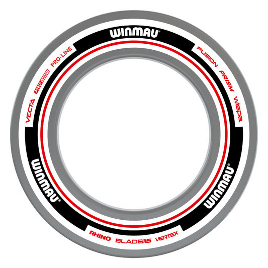 Winmau Advance White/Red Dartboard Surround