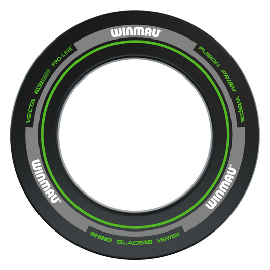 Winmau Advance Black/Green Dartboard Surround