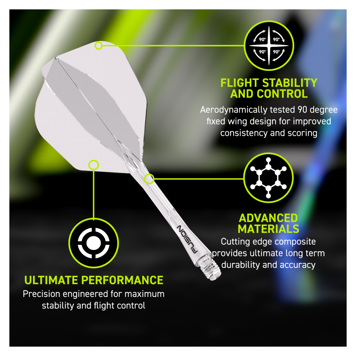 Winmau Fusion Integrated Flight & Shaft #6