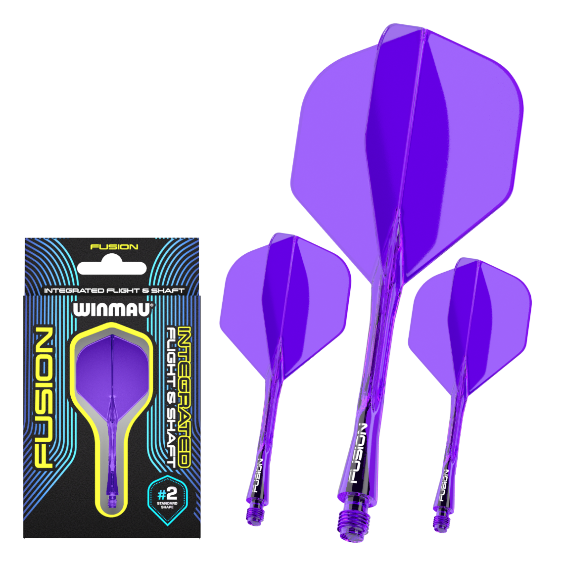 Winmau Fusion Flight & Shaft Medium #2 - Purple