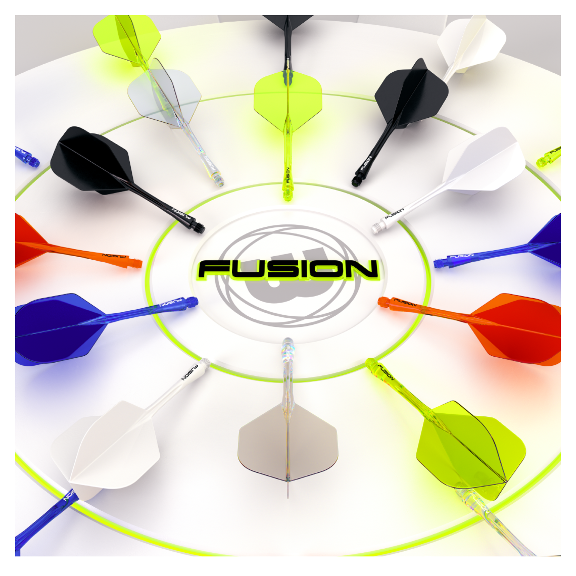 Winmau Fusion Flight & Shaft Medium #2 All Colours