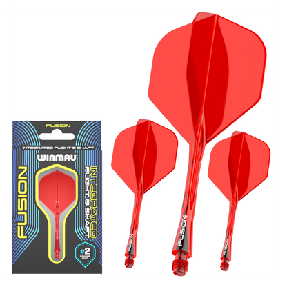 Winmau Fusion Flight & Shaft Medium #2 - Red