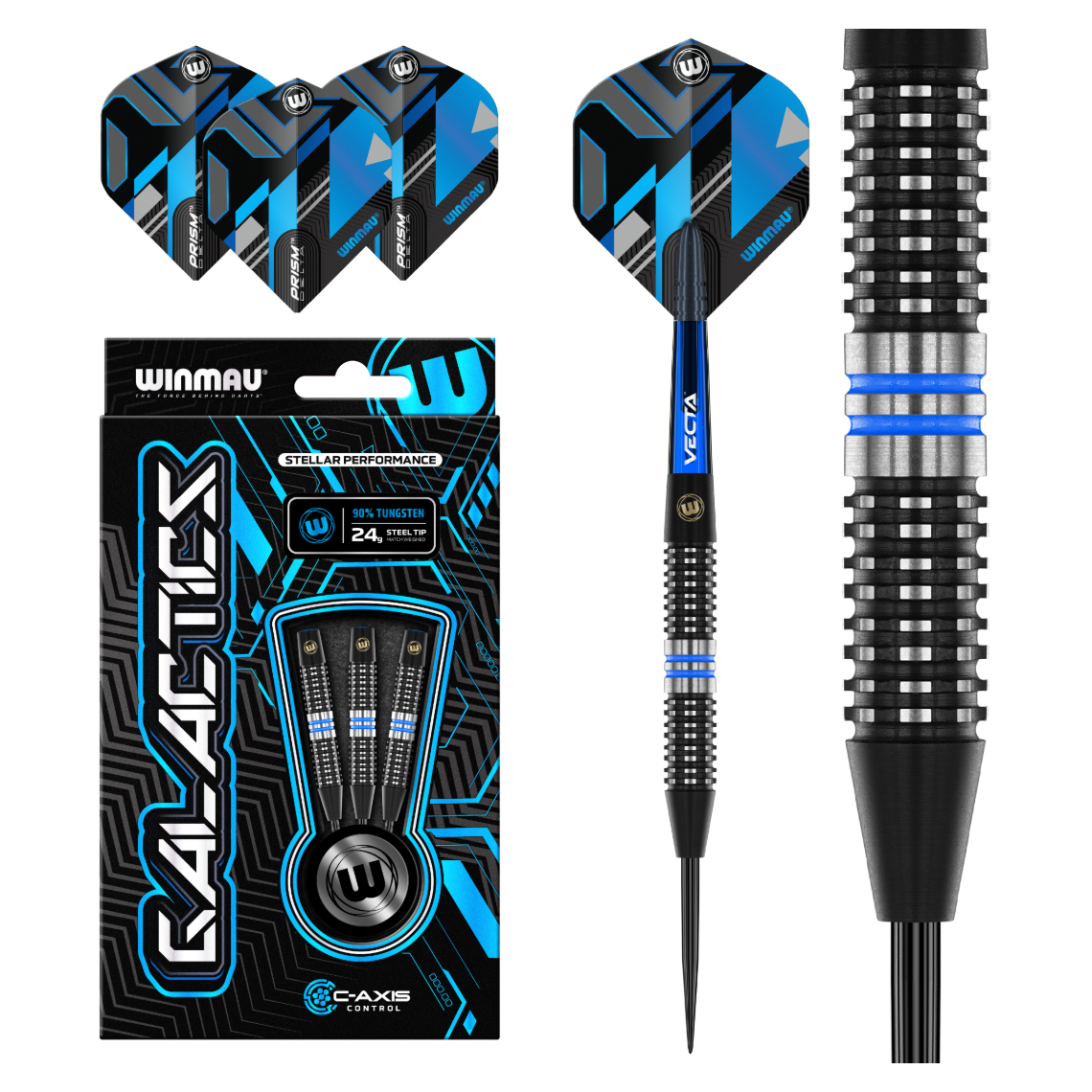 Winmau Galactics 90% Tungsten Darts