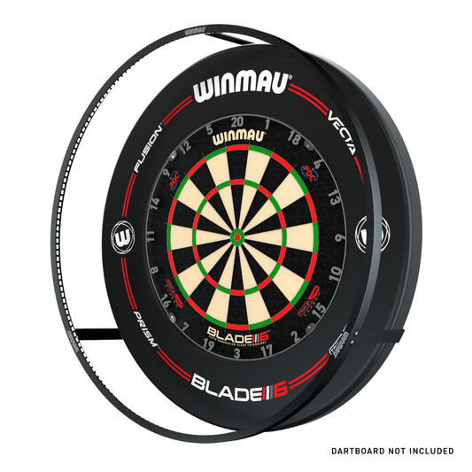 Winmau Plasma Dartboard Surround Bundle - Black