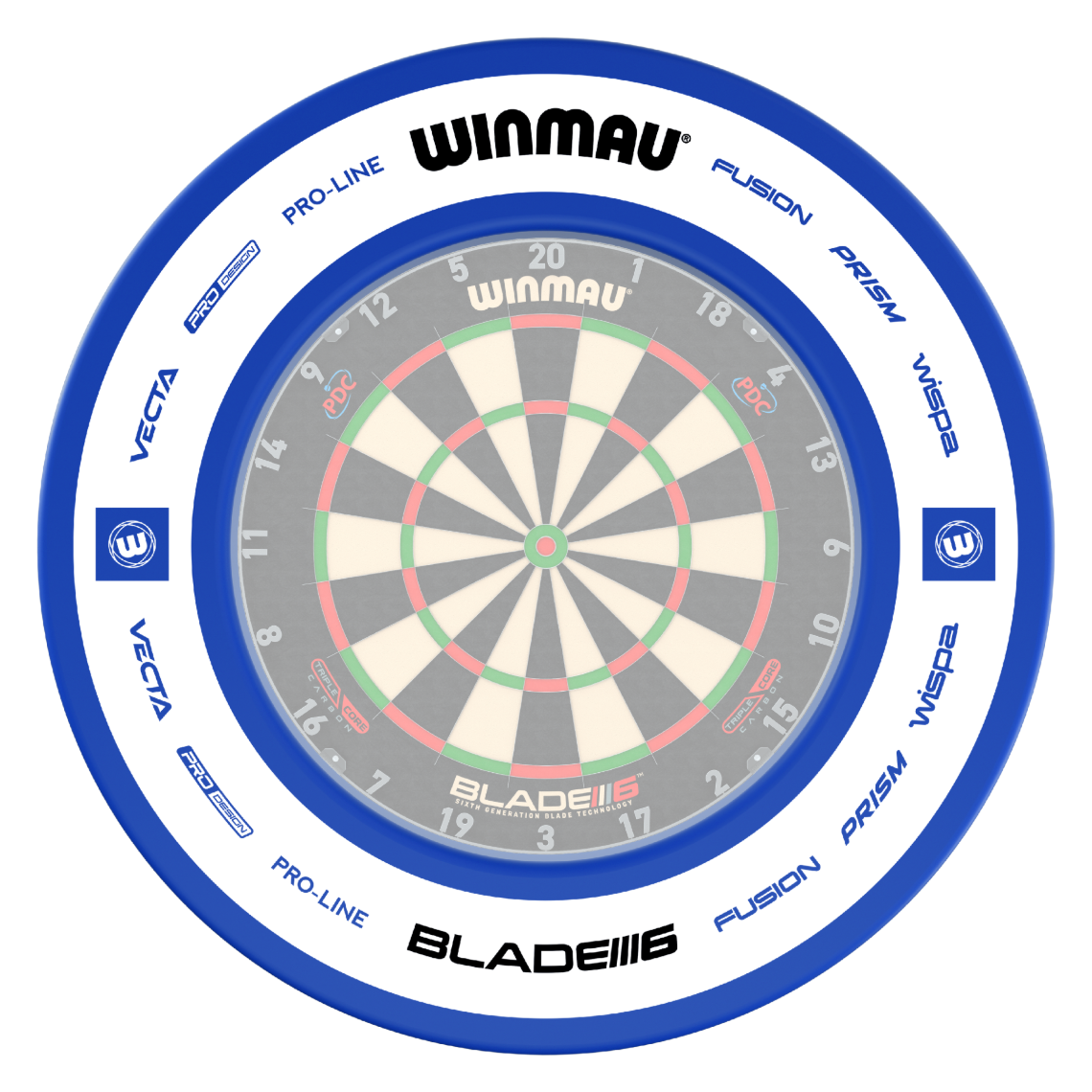 Winmau Pro-Line 2.0 Blue Dartboard Surround