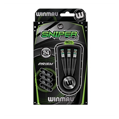 Winmau Sniper Black 90% Tungsten Steel Tip Darts